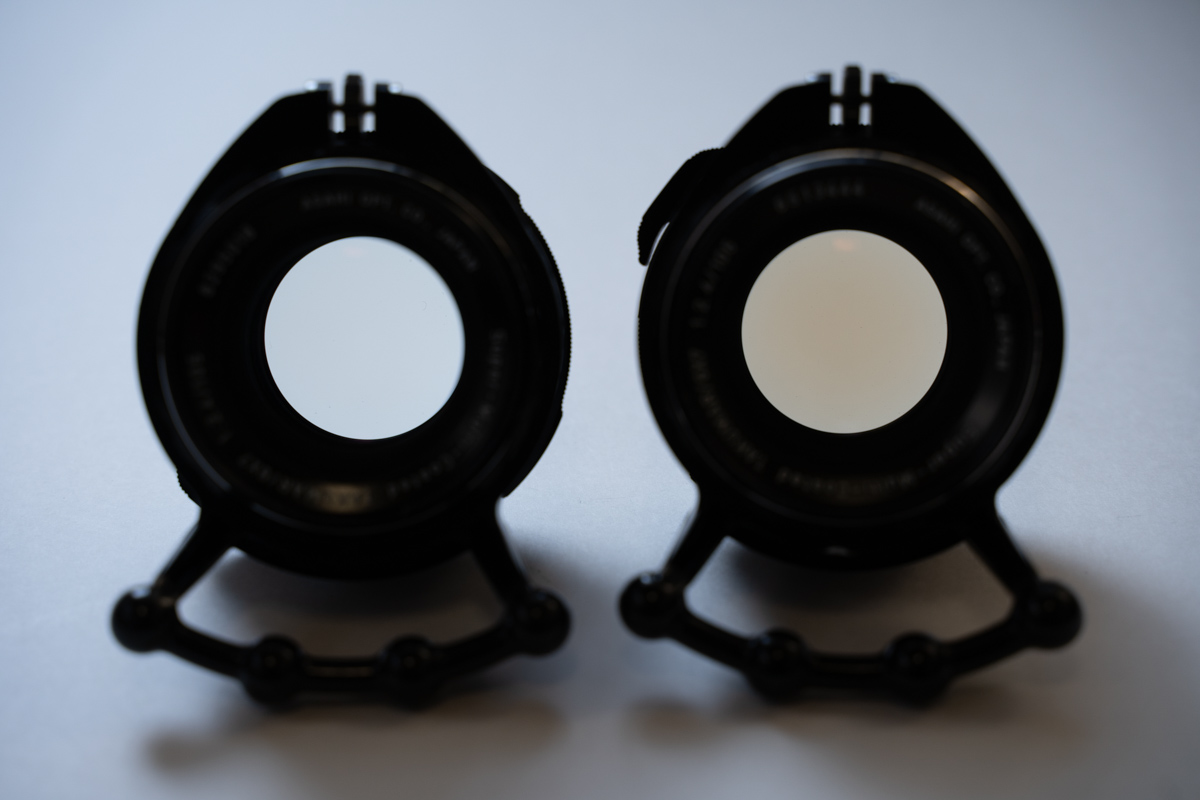 Pentax67 105mm F2.4の黄変の太陽光（紫外線）で除去にチャレンジ