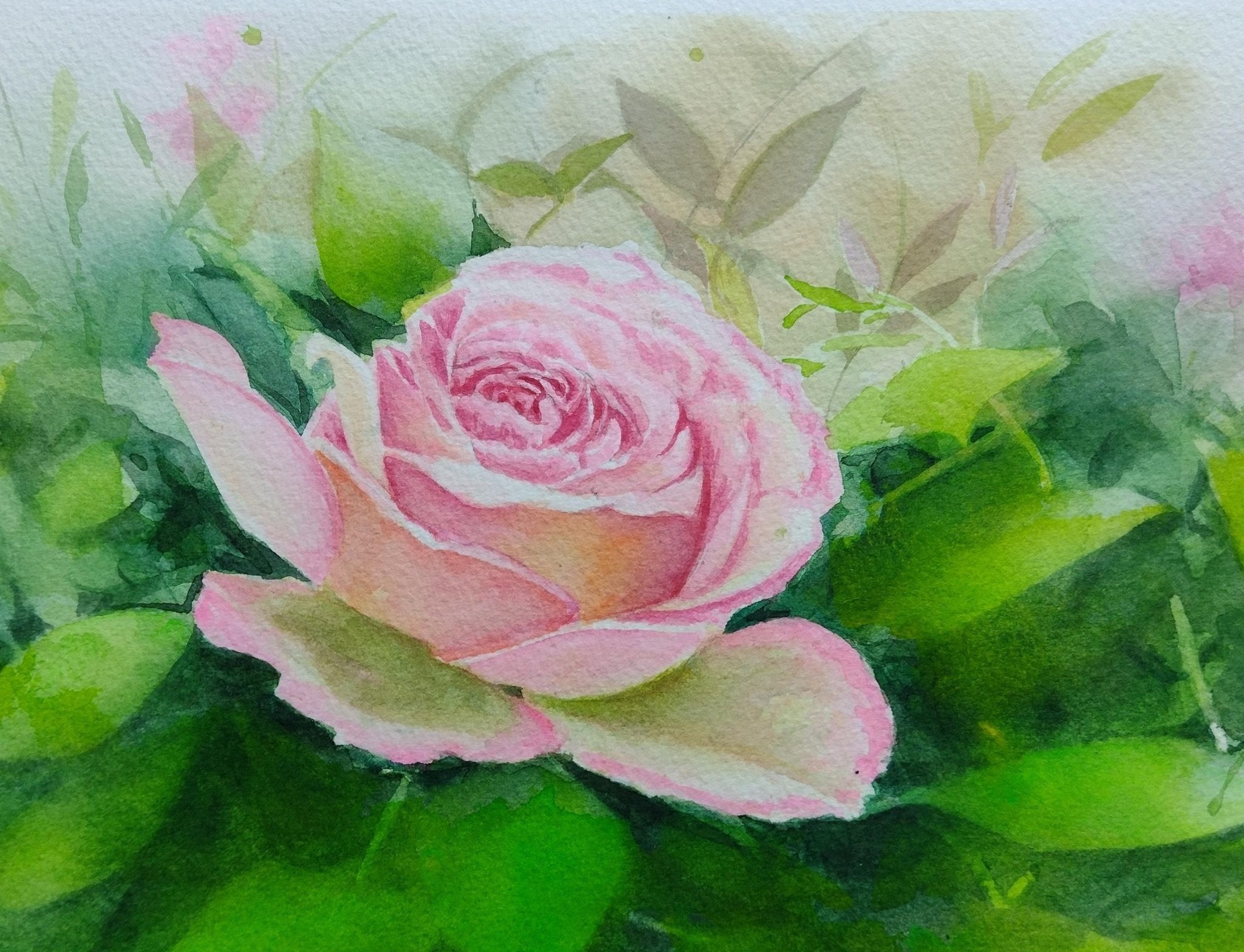 絵画の通販、購入ならFROM ARTIST/作品名：柔らか色の薔薇/作家名