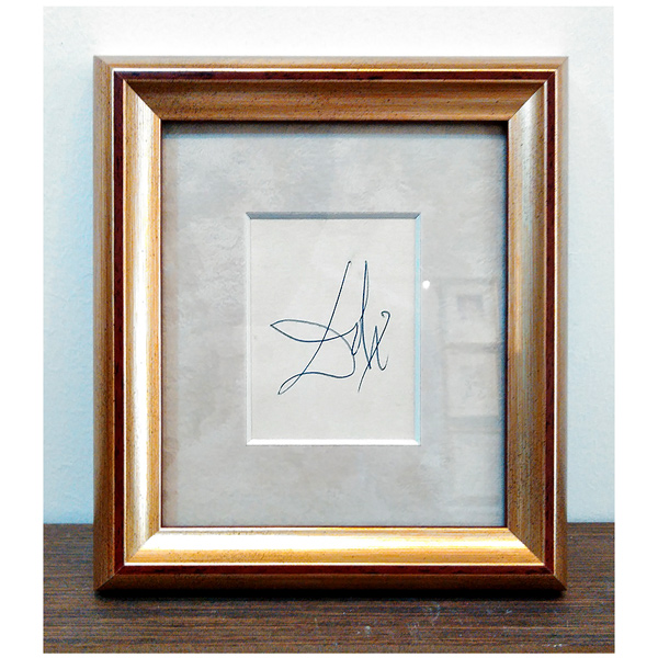 ダリのサインを額装 | 額縁・ギャラリー37°