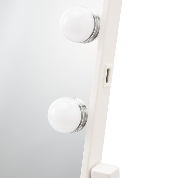 フッツェ ハリウッドミラー スクエア 3 ホワイト | Francfranc（フラン