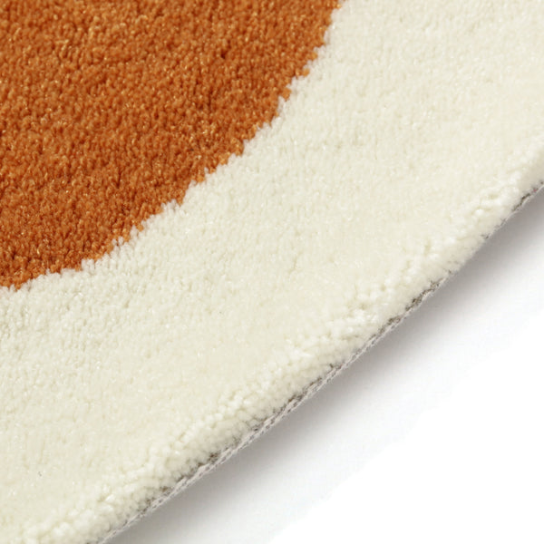 ワンダー ラグ ラウンド Φ1500 ピンク×オレンジ | Francfranc（フラン