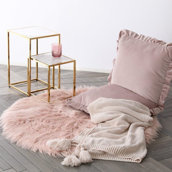 レーヌ ネストテーブル S マーブル×ゴールド | Francfranc（フラン