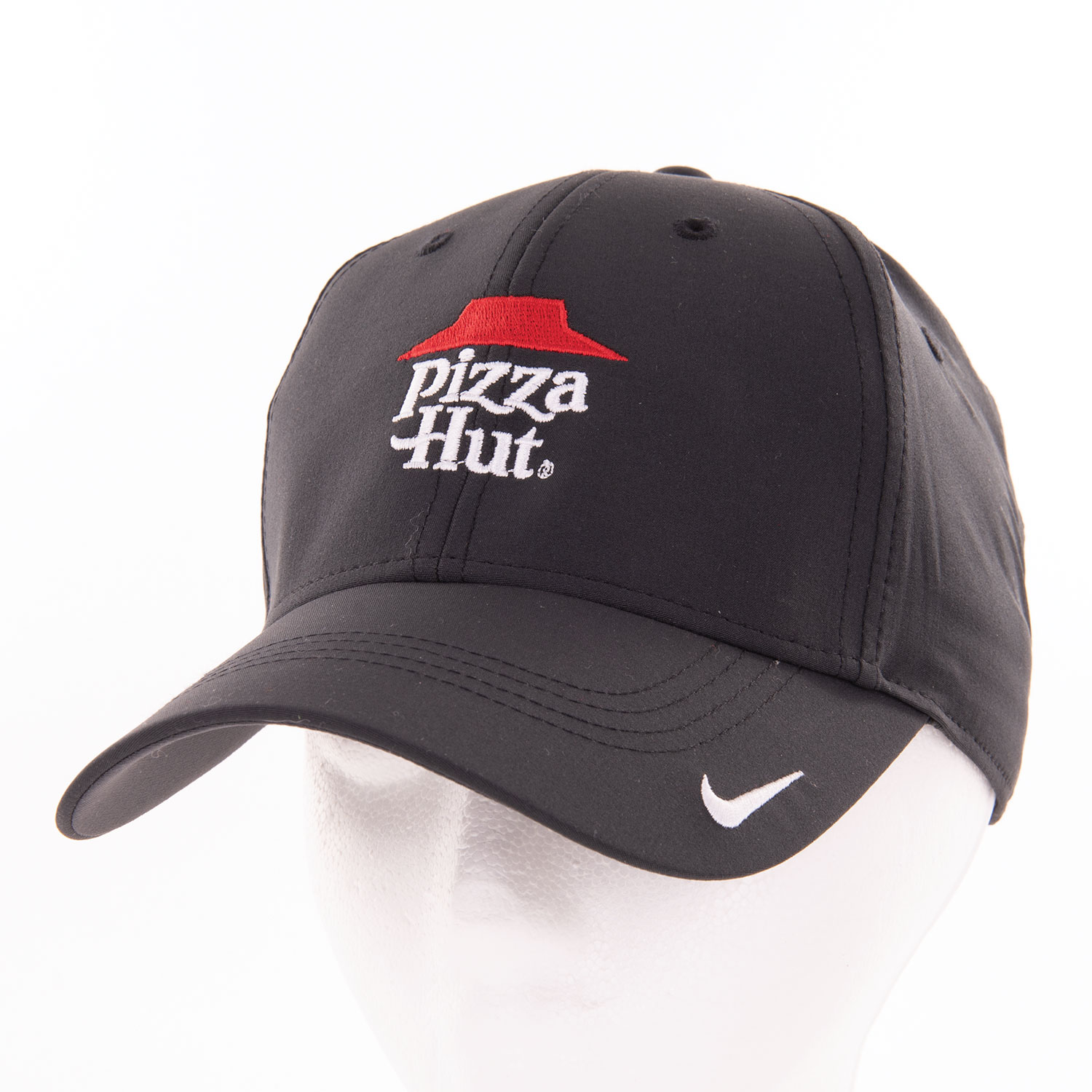 Pizza Hut Nike Black Swoosh Legacy 91 Cap-NKFB6447 <font col