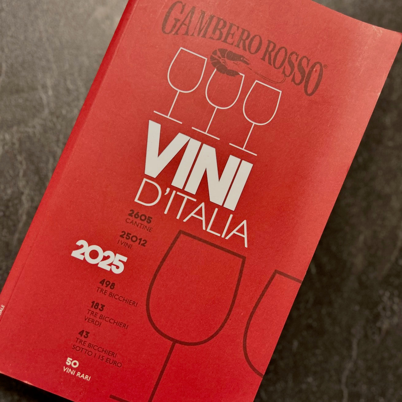 イタリアで最も権威のあるガンベロ・ロッソのワイン・ガイドブック