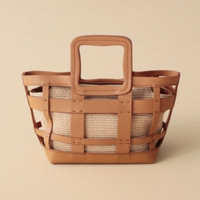 Anita Bilardi(アニタビラルディ)のラフィアバッグインレザーバッグ