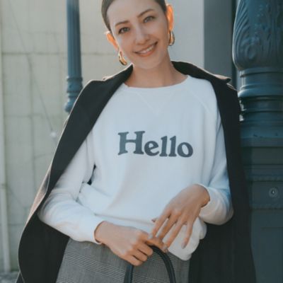 MADISONBLUE(マディソンブルー)のHELLO SWEAT L／S URAKE DYED通販