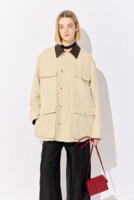 BLAMINK(ブラミンク)のコットンリネンジップブルゾン通販 | mirabella