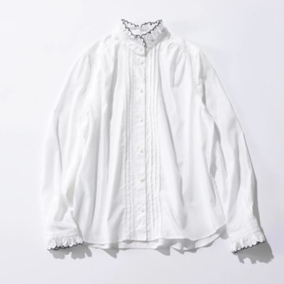 SINME(シンメ)のスカラエンブロイダリーシャツ通販 | mirabella