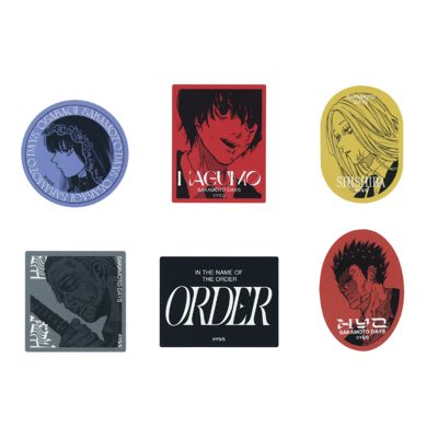 SAKAMOTO DAYS(サカモトデイズ)の『SAKAMOTO DAYS』ステッカー6枚