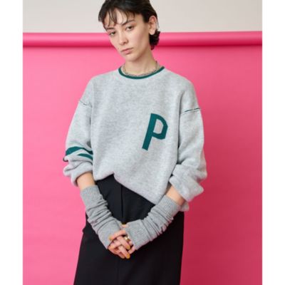 Whim Gazette(ウィム ガゼット)の【THE PAUSE】ロゴニットプルオーバー