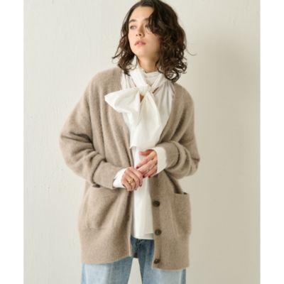 Whim Gazette(ウィム ガゼット)のフォックスウールロングカーディガン