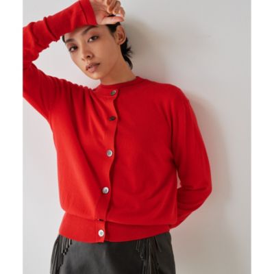 Whim Gazette(ウィム ガゼット)のウールハイゲージカーディガン通販