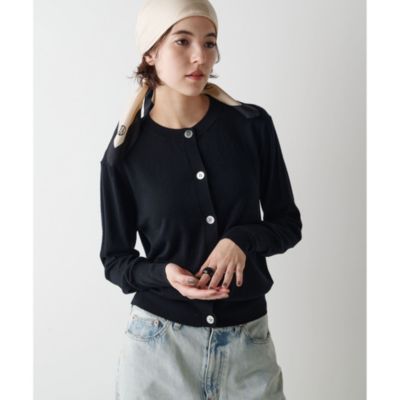 Whim Gazette(ウィム ガゼット)のウールハイゲージカーディガン通販