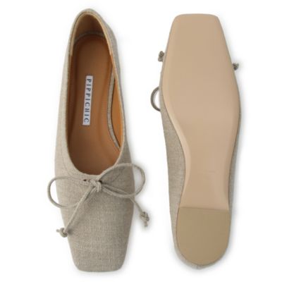 PIPPICHIC(ピッピシック)のAMBER BALLET／スクエアトゥバレエシューズ