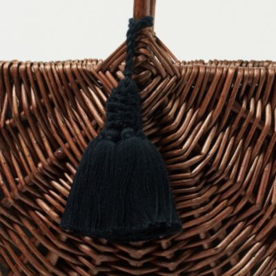 Pale Jute(ペール ジュート)のweekend basket（Large）＋別色タッセル