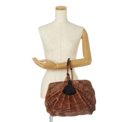 Pale Jute×eclat(ペール ジュート×エクラ)のweekend basket（Wide）＋