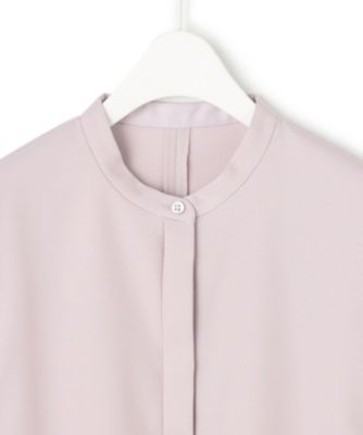 ICB(アイシービー)の【洗える】ウォームサテン クロップドシャツ通販