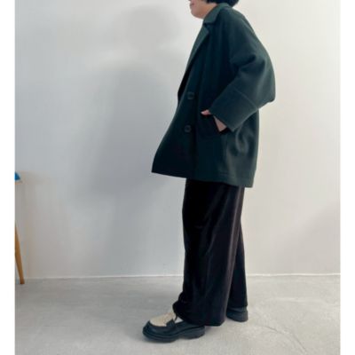 Curensology(カレンソロジー)のメルトンコクーンピーコート通販