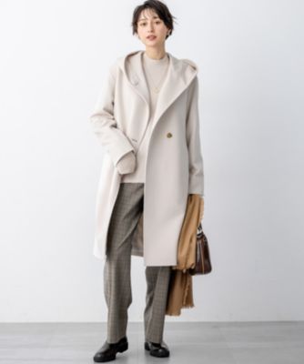 23区(ニジュウサンク)のウールカシミヤビーバー フーデット コート通販