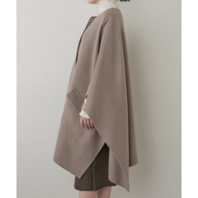 Whim Gazette(ウィム ガゼット)のカシミヤリバーポンチョ通販 | 集英社