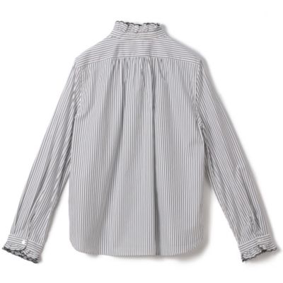 SINME(シンメ)のストライプスカラエンブロイダリーシャツ通販 | 集英社