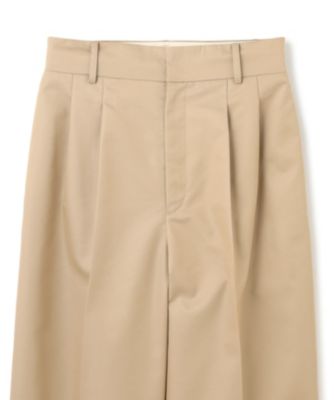 uncrave(アンクレイヴ)のチノギャバジン ベーシックトラウザー通販