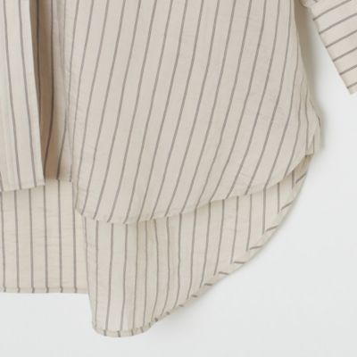 Curensology(カレンソロジー)の【洗える】ワッシャーストライプシャツ