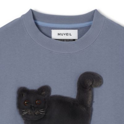 MUVEIL(ミュベール)のネコ裏毛裏毛プルオーバー通販 | 集英社HAPPY