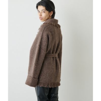 Whim Gazette(ウィム ガゼット)のウールジャガードニットガウン通販