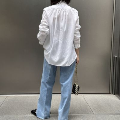 SINME(シンメ)のスカラエンブロイダリーシャツ通販 | mirabella