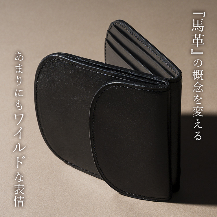 二宮五郎商店】スカーフェイスホースレザー ラウンドポケット