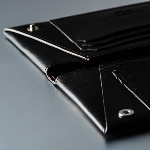 二宮五郎商店】KAWA-ORIGAMI(R)ホーウィンレザー「モノリス」ロング