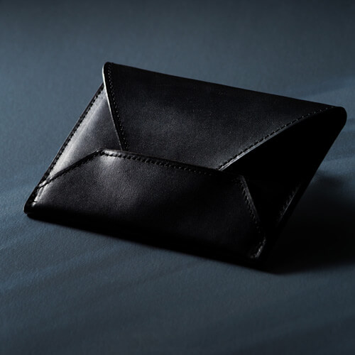 二宮五郎商店】KAWA-ORIGAMI(R)ホーウィンレザー「クロノス」カード