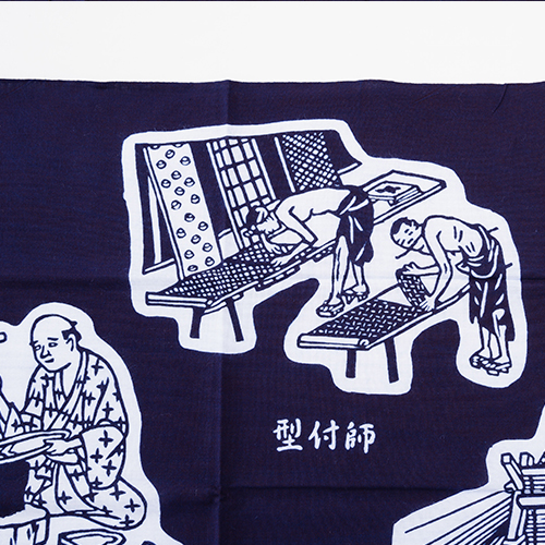 東京和晒】東京本染め手拭い 江戸職人のお仕事風景 | 藤巻百貨店