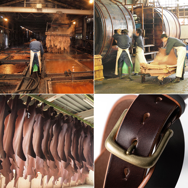 minca】丘染め 特製栃木ハーネスレザーベルト | 藤巻百貨店