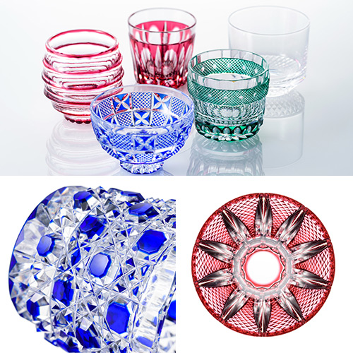 堀口切子】江戸切子 特選盃 貮拾客揃 | 藤巻百貨店