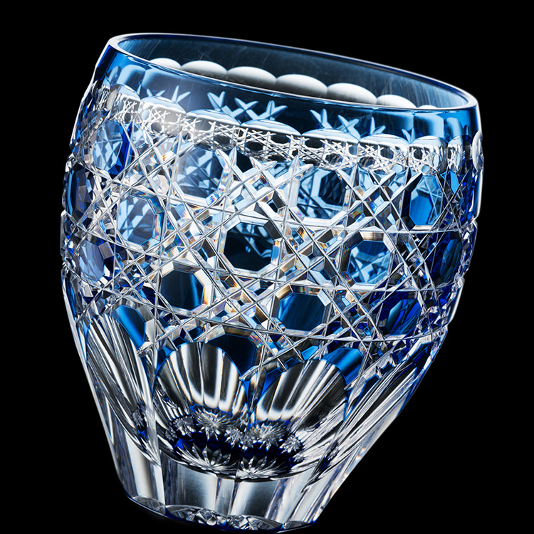 篠崎硝子工芸所】ロックグラス「八角籠目」 | 藤巻百貨店