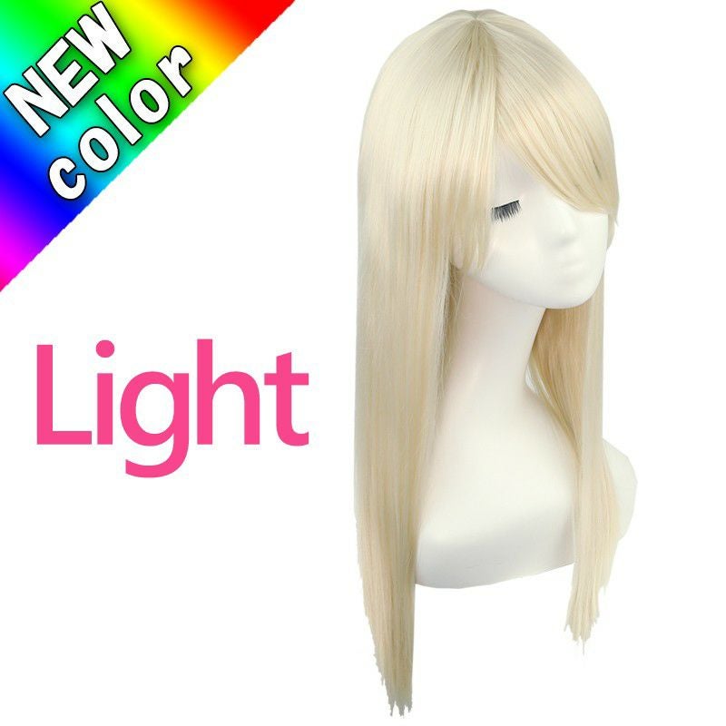 NEW】コスプレウィッグ（ライトロング）【シルキーゴールド(T0809)】