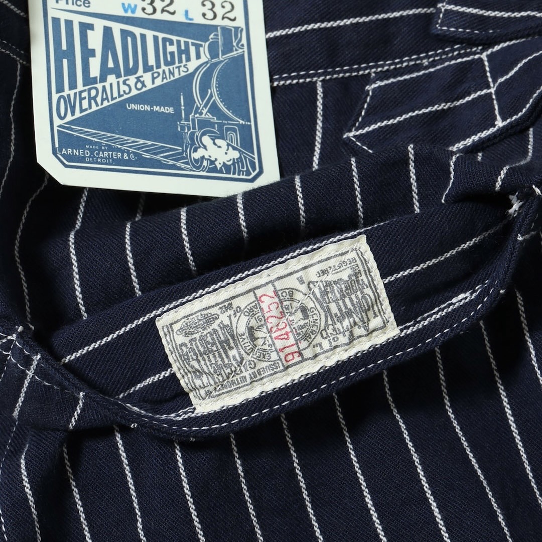 HEADLIGHT [ヘッドライト] 8oz. SPECIAL WOVEN STRIPE DENIM LOW BACK