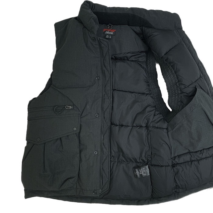 NANGA(ナンガ) HINOC DOWN VEST (CHARCOAL) ヒノックダウンベスト