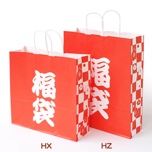 袋探（ふくろたん）】手提げ紙袋 梅市松 福袋（100枚入）