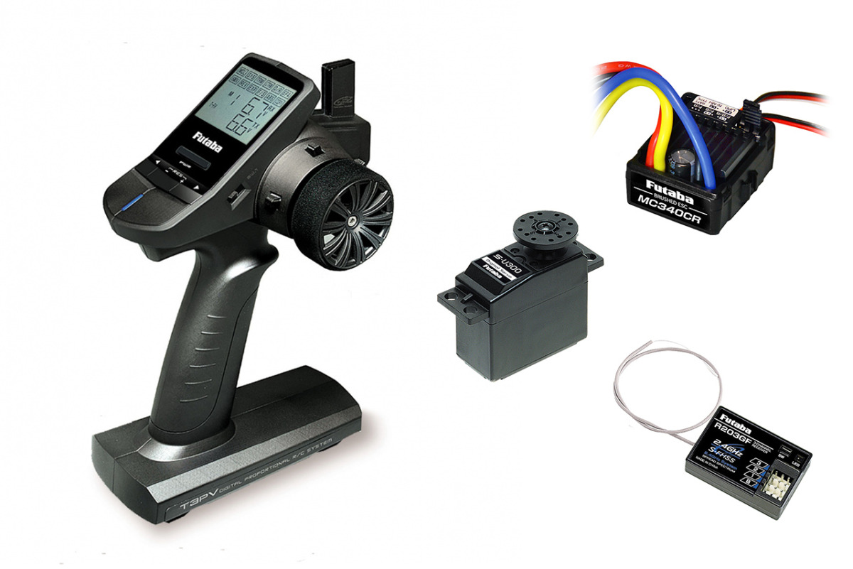 フタバ T3PV（3+1-CHANNEL COMPUTER SYSTEMS）・4CHレシーバー付 T3PV