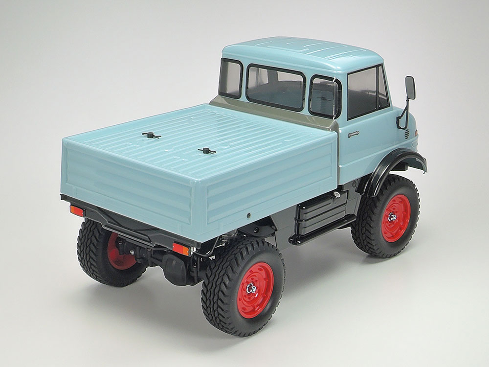 タミヤ 1/10RC メルセデス・ベンツ ウニモグ 406塗装済みブルーグレイ