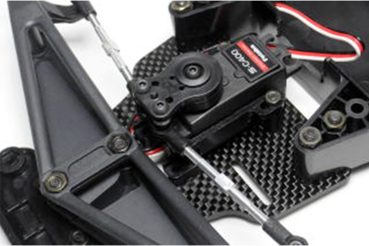 ZEN Cカーシャーシ用 カーボンフロントプレートSP ロープロサーボ