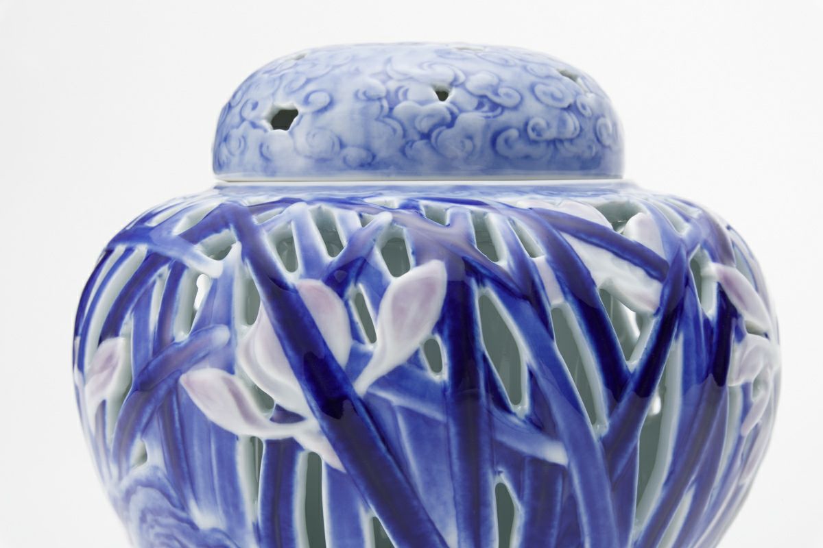 蘭彫刻 香炉 | 有田焼 深川製磁｜公式オンラインストア