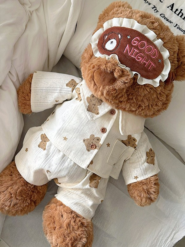 くまぬいぐるみ おやすみアイマスクくまさん くま|くまぬいぐるみ専門