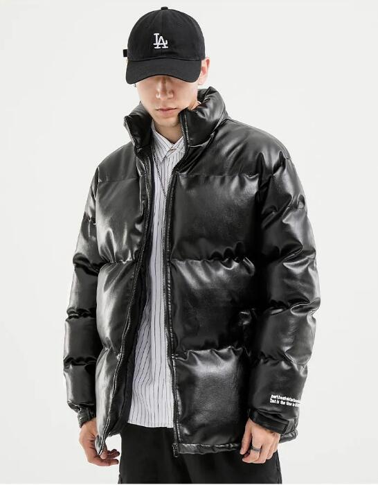 メンズダウン 【2025冬新作】 光沢ダウンジャケット メンズ 厚手防寒