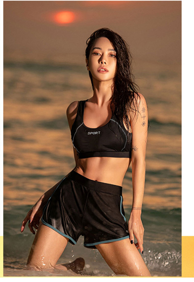 ラッシュガード 4点セット水着スポーツウェア レディース|ラッシュ