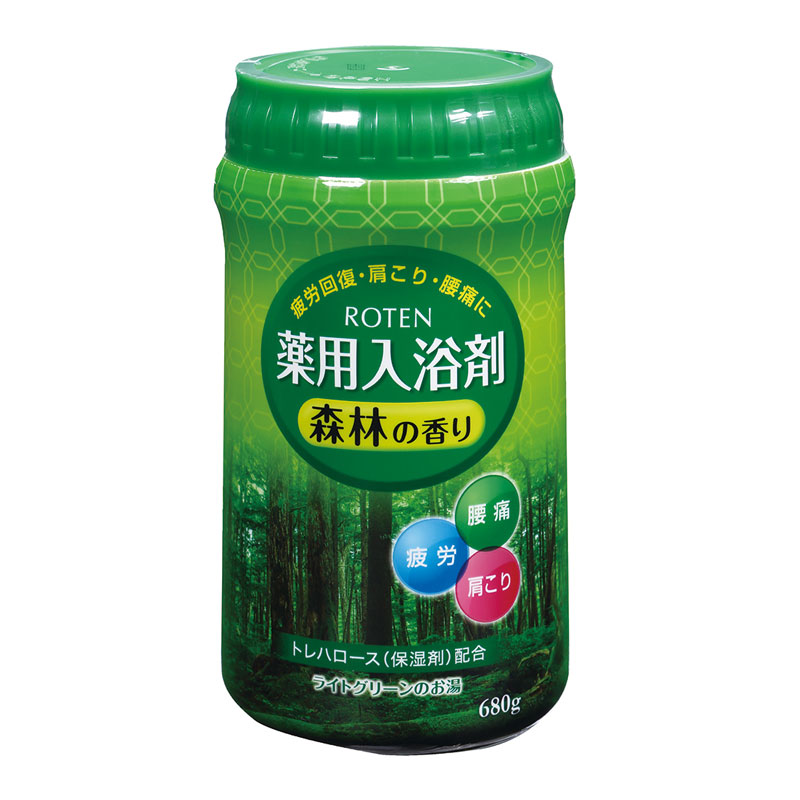 ROTEN 薬用入浴剤 森林の香り（ボトル）680g | 商品情報 | 扶桑化学