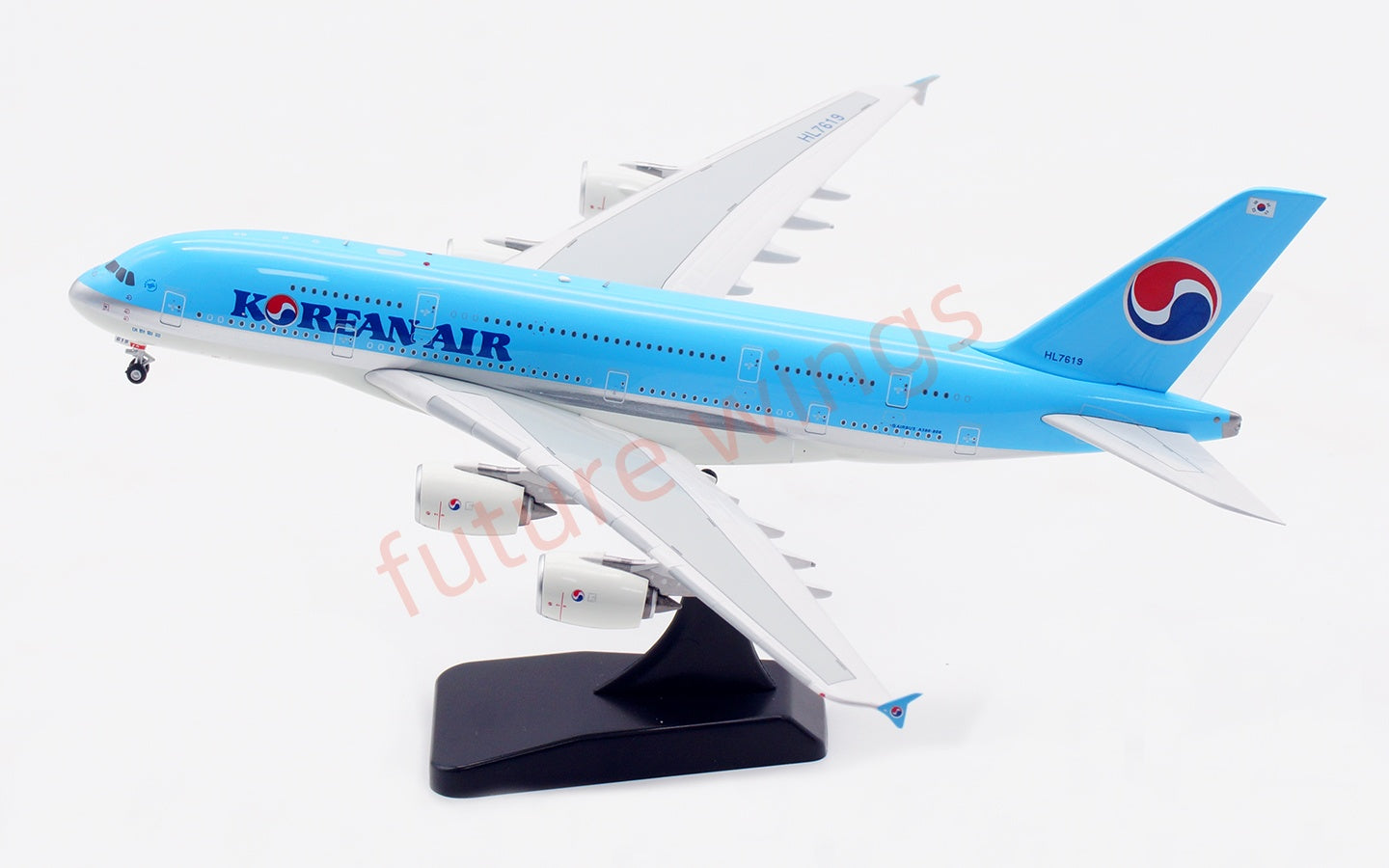 1:400 Aviation400 Korean Air A380 HL7619 Aircraft Model Free